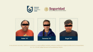 Durante cateo, Fiscalía CDMX y SSPC detienen a probable líder e integrantes de célula dedicada a la comercialización de autopartes robadas