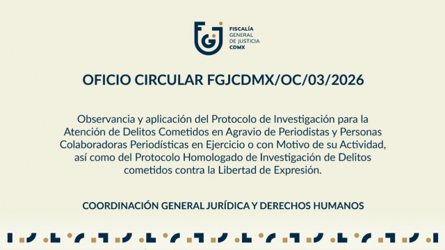 Consulta el Oficio Circular FGJCDMX-OC-03-2026